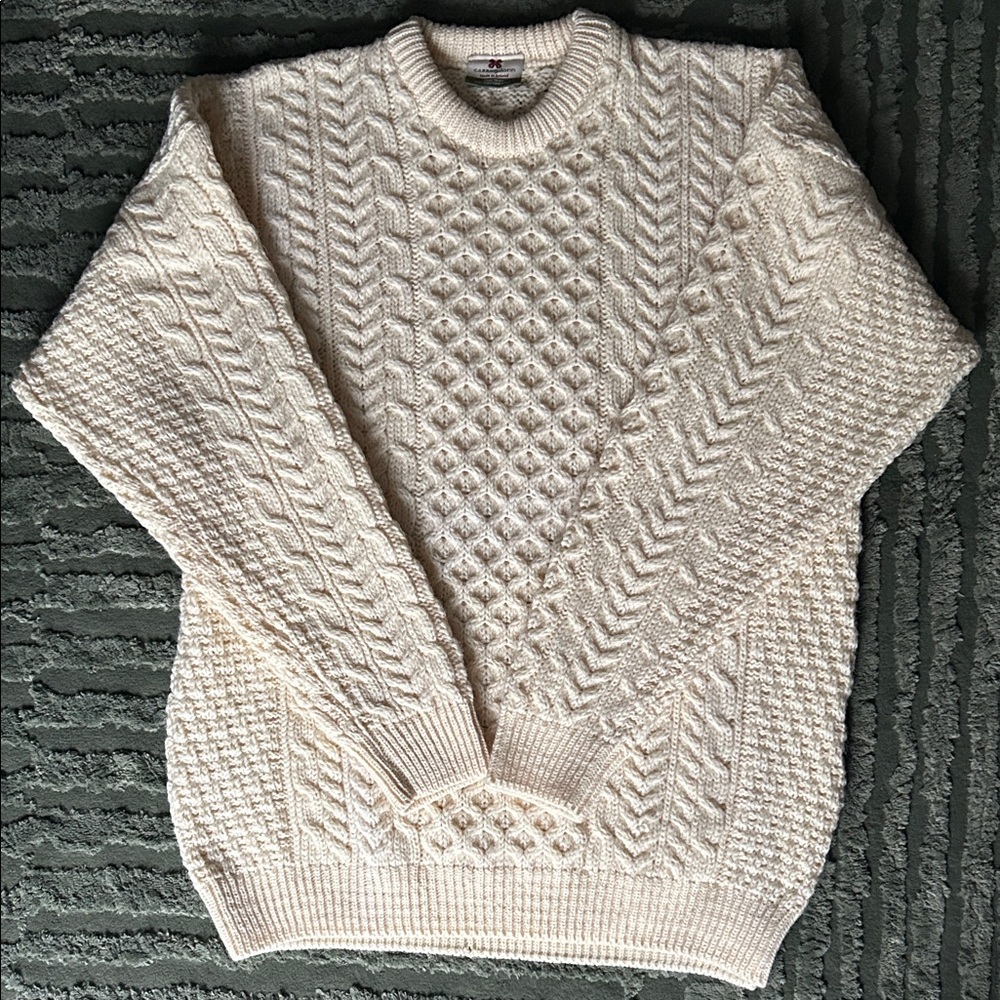 Carraig Donn cable knit fisherman sweater